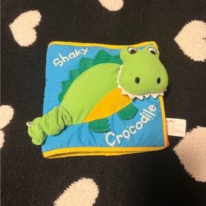 Y2K Shaky Crocodile Plush Book for Babies & Toddlers